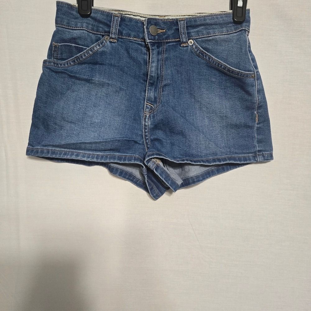 Roxy Blue Jean Shorts High-Waisted Classic